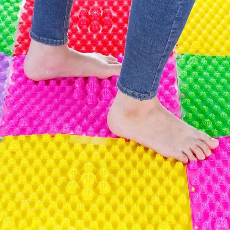 

Foot Massager Durable Reflexology Foot Massage Pad Toe Pressure Blood Circulation Plate Mat for Massager Walking Pad