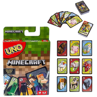 UNO Joint Minecraft Solitaire Multiplayer Entertainment Card Game Super Fun Parent-Child Interaction Puzzle Poker