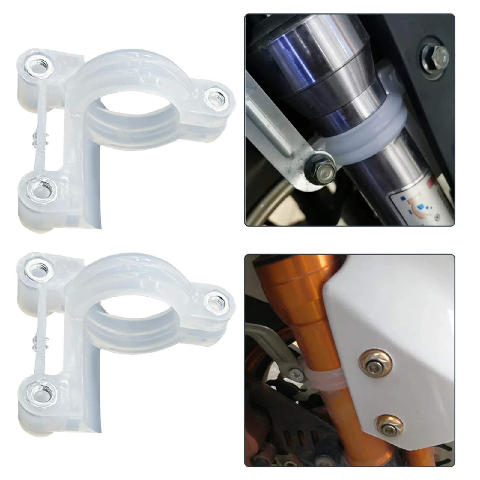 

Electric Scooter Front Suspension Water Shield Bracket Clip Motorcycle Splash Guard Mudguard Mounting Clamp