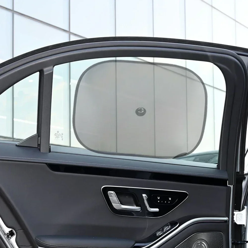 Car side window sunshade, UV protection cover, baby and child protection curtain mesh, car sun visor - view 3