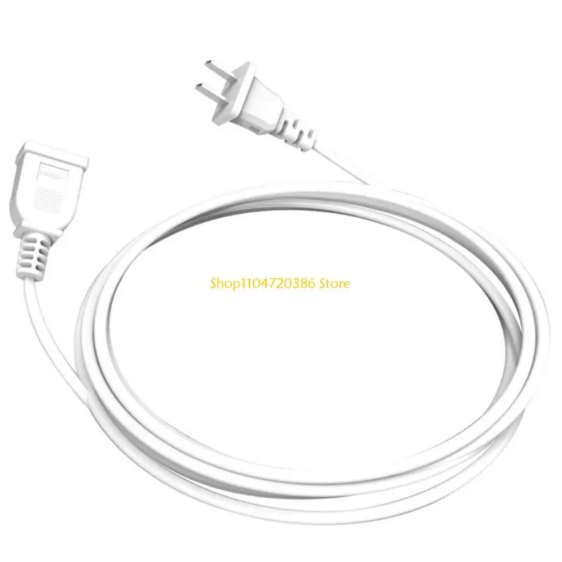 K0EA US 2-Prong Male-Female Extension Power Cord Cable, 2 Outlet Extension Cable Cord
