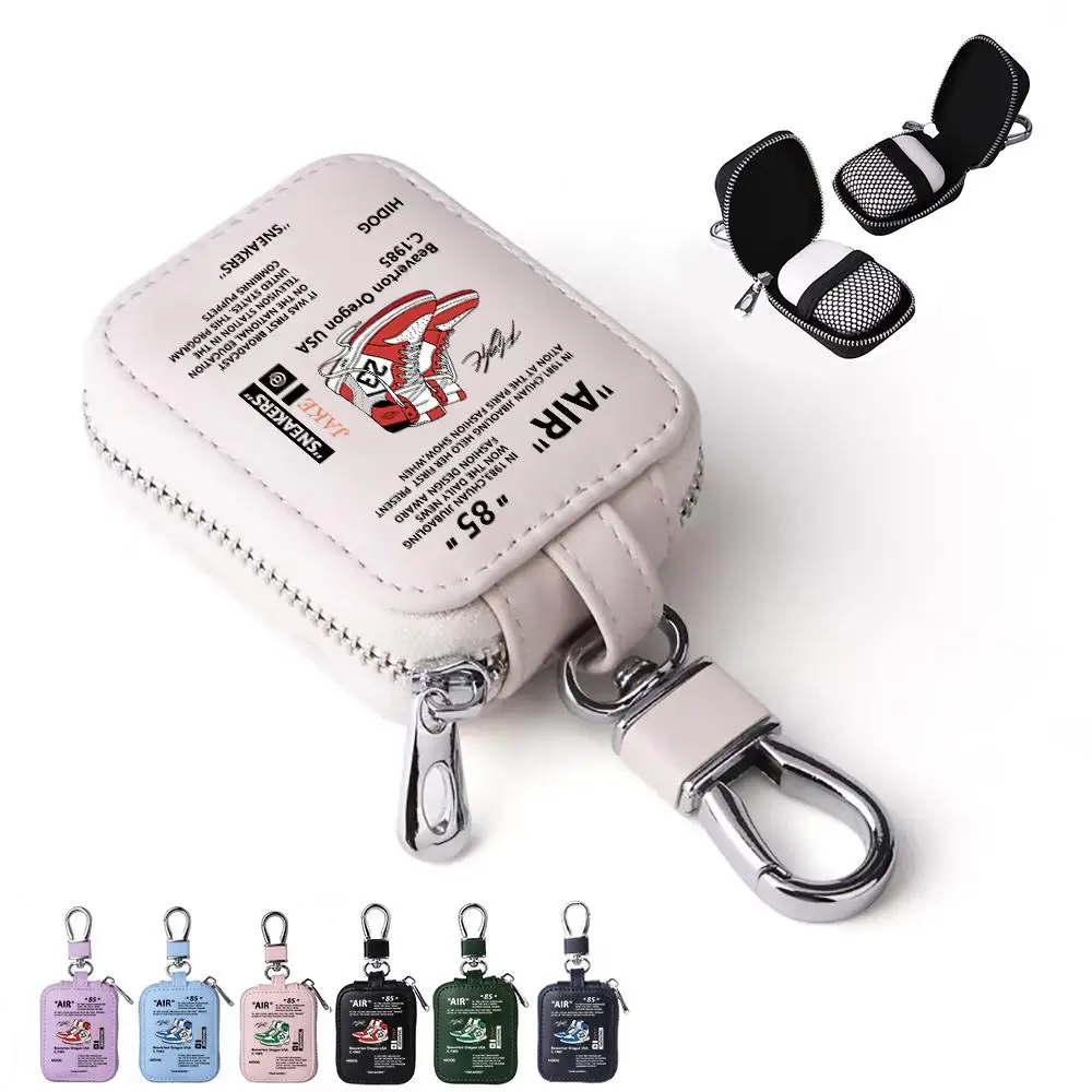 

INS AIR 85 Shoes Leather White Earphone Case For Airpod12 3 Pro SNEAKERS Wireless Bluetooth Charging Bag For Airpods Pro2 off