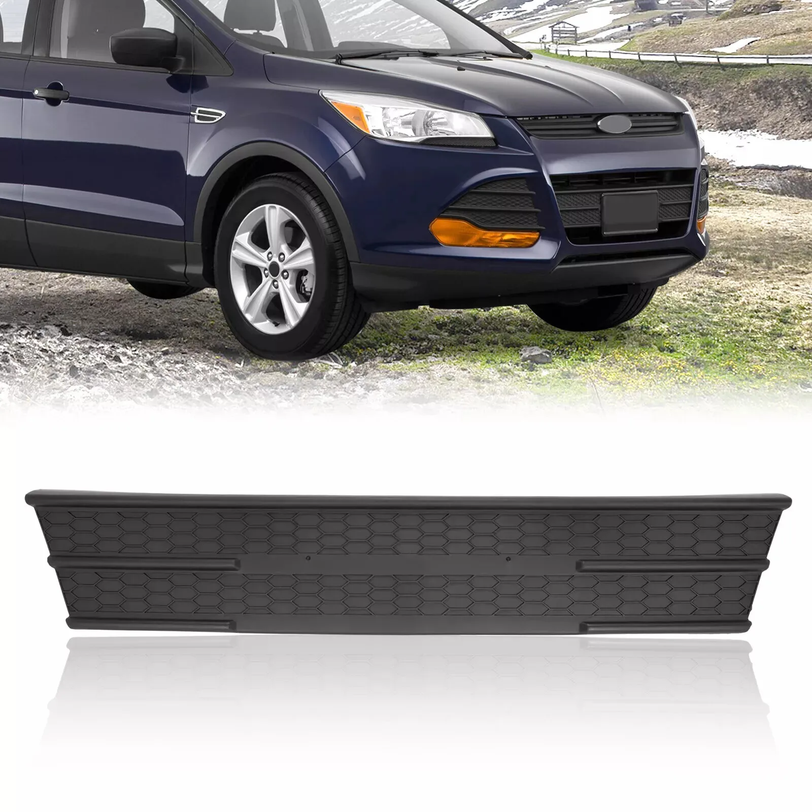 

For Ford Escape 4-Door 2013-2016 14 15 Front Lower Bumper Grille Panel Cover