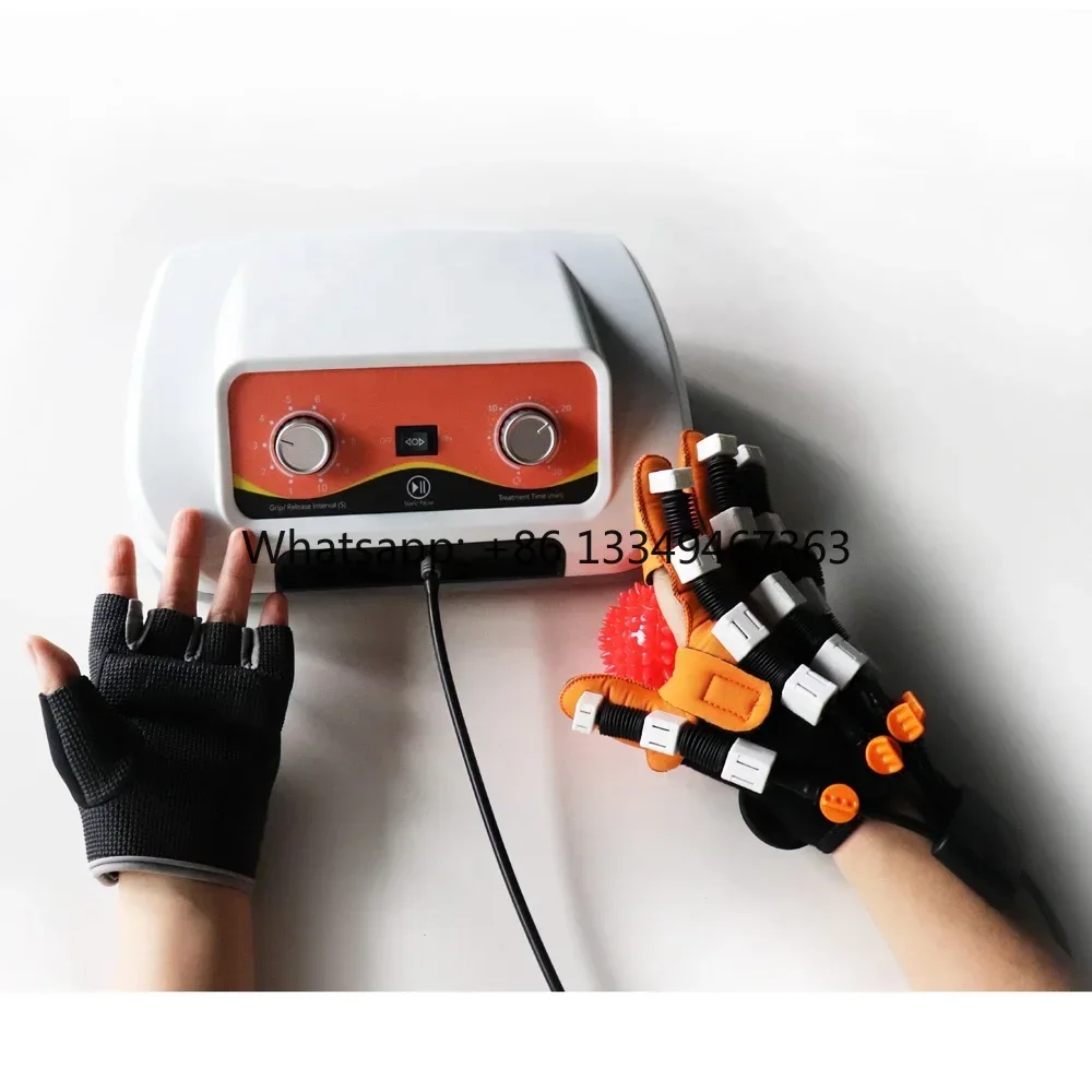 

Hot sales upgrade hand rehabilitation robotic exercise gloves for stroke patient child and eldely hand and fingers training FR02
