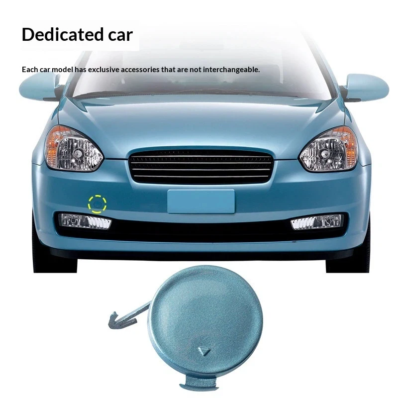 Applicable to 06-10 Hyundai Accent Trailer Cover Front Bumper Hook Tow Rope Cover Accessories with Paint