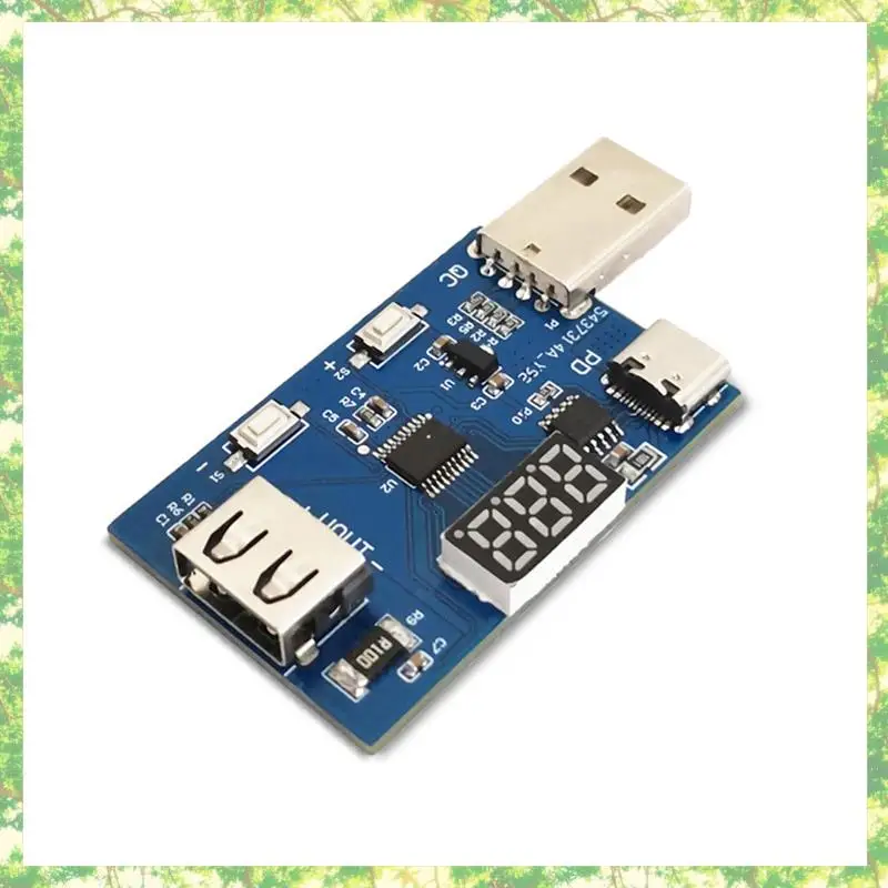 Smart-QC2.0 QC3.0 PD3.0 Decoy Module 3.6-20V Adjustable Multifunction Voltage Charging Head Test Aging Module