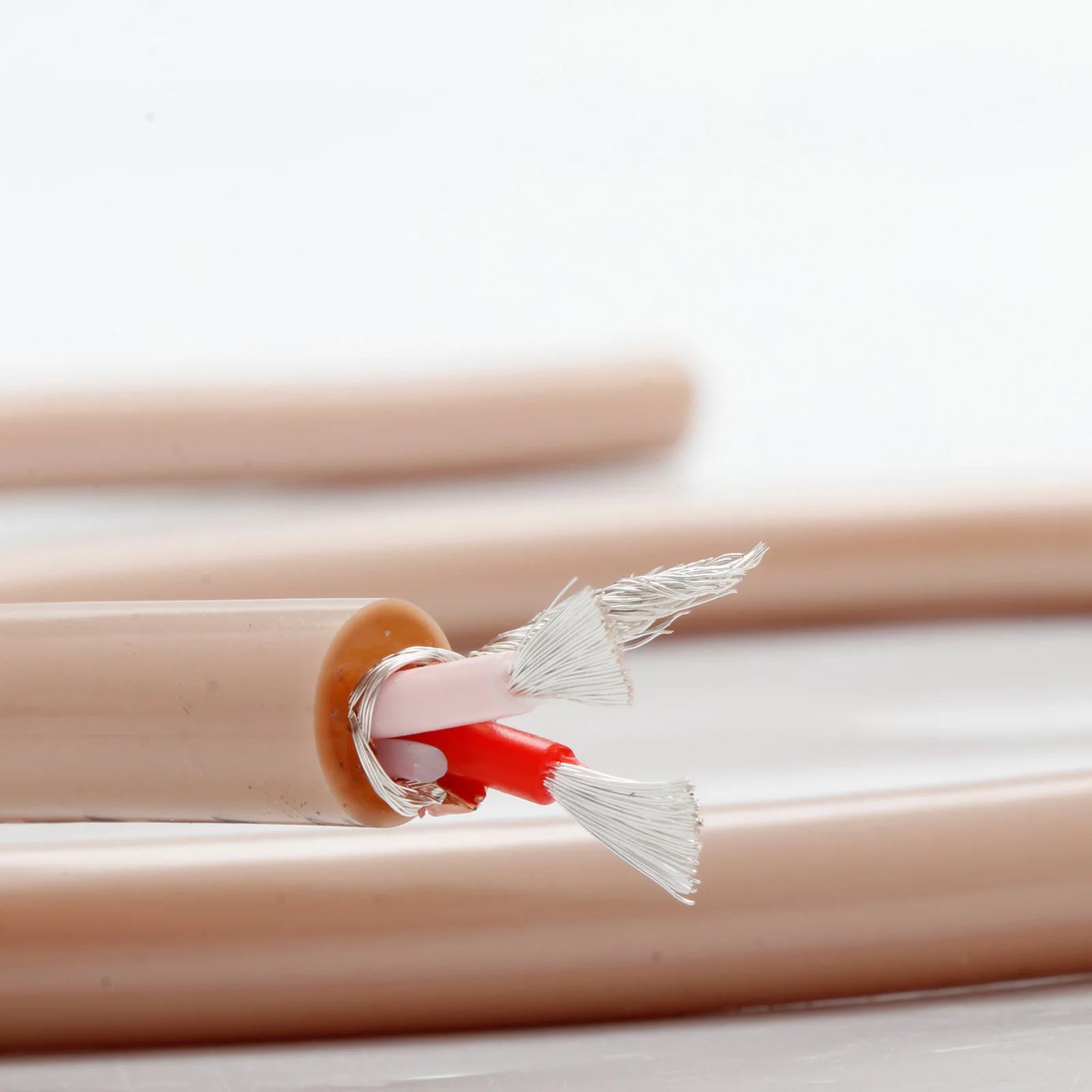 X419 cabo de áudio HiFi banhado a prata de 36 núcleos, cabo em massa sem plugue, pode ser usado para cabos de alto-falante DIY