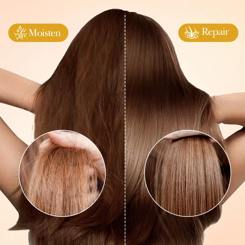 BIOAOUA Rice Puree Smooth Repair Hair Care Essential Fragrance Hair Oil Hair Care Improve Long-lasting Beauty Loss K4T3