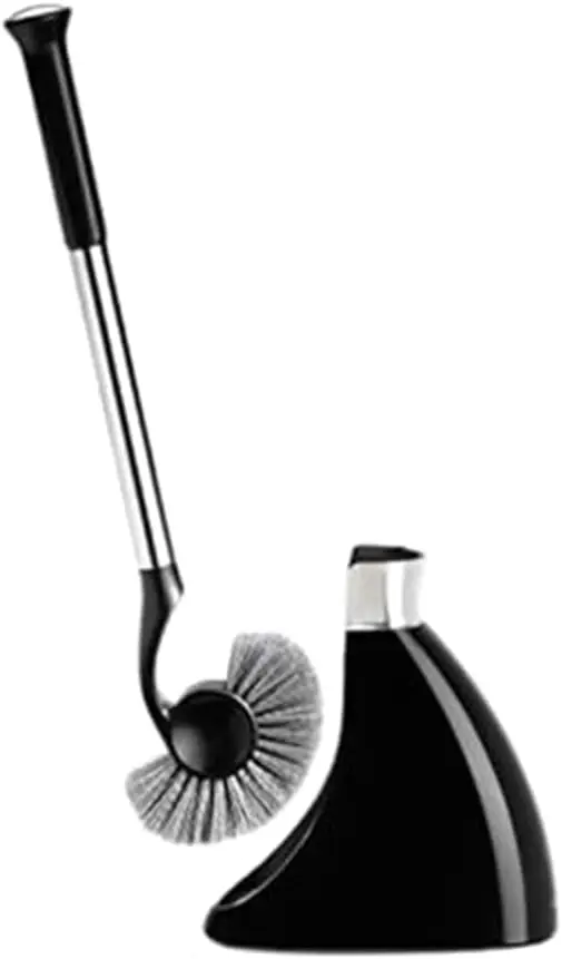 

Toilet Brush with Caddy Stainless Steel, Black