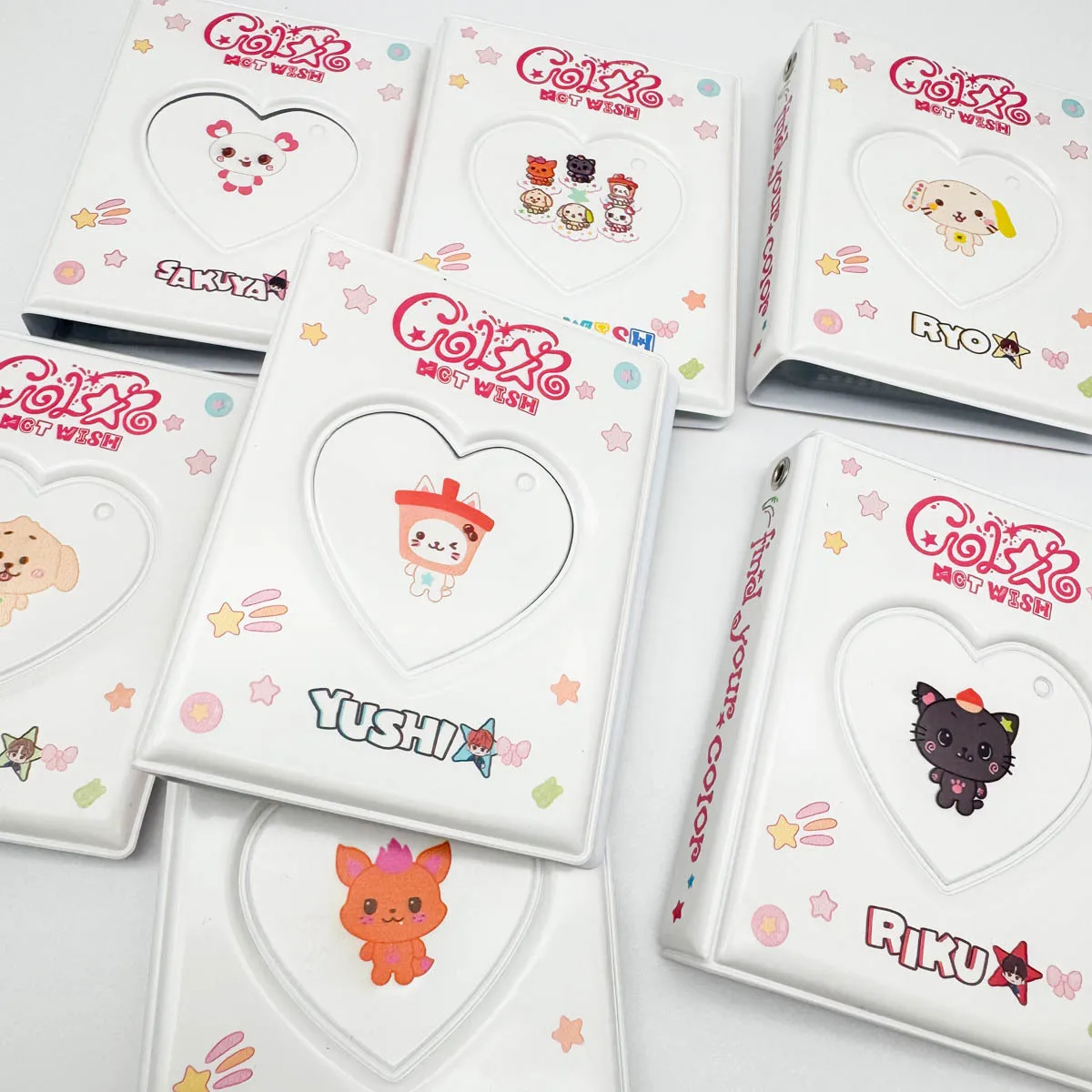 ألبوم بطاقات إبداعية على شكل حيوانات مجموعة صور تخزين بطاقات صغيرة Sion Riku Yushi Jaehee Ryo Sakuya Kpop
