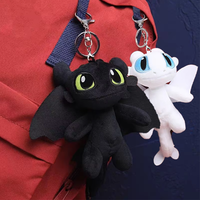 Toothless Fashion Keychains Bags Pendant Decorations Key Rings Cartoon Character Derivative Peripheral Keychain Birthday Gifts