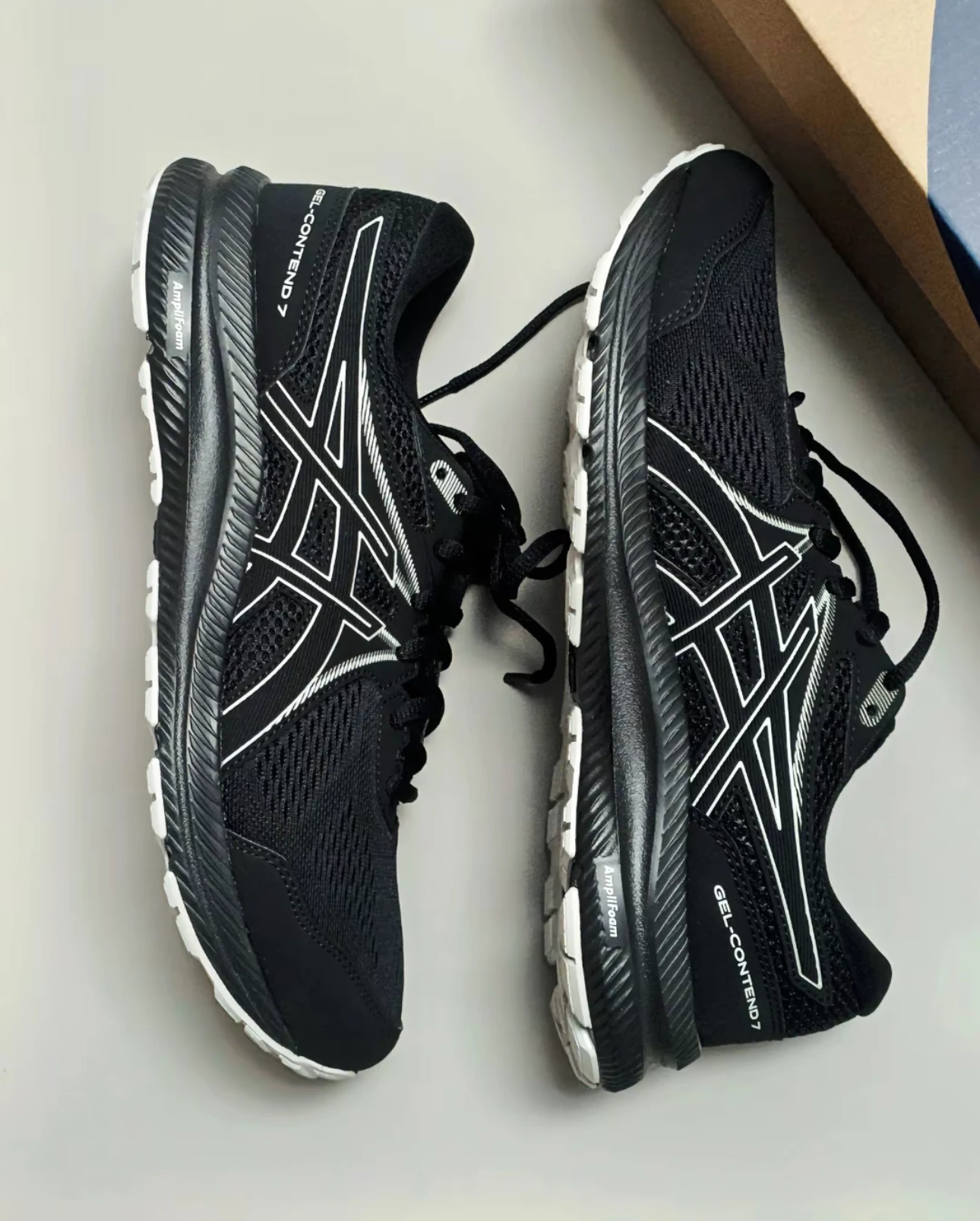 

ASICS Comfortable Fashionable Shock-absorbing Wear-resistant Breathable Casual Commuting Running Shoes for Men Black