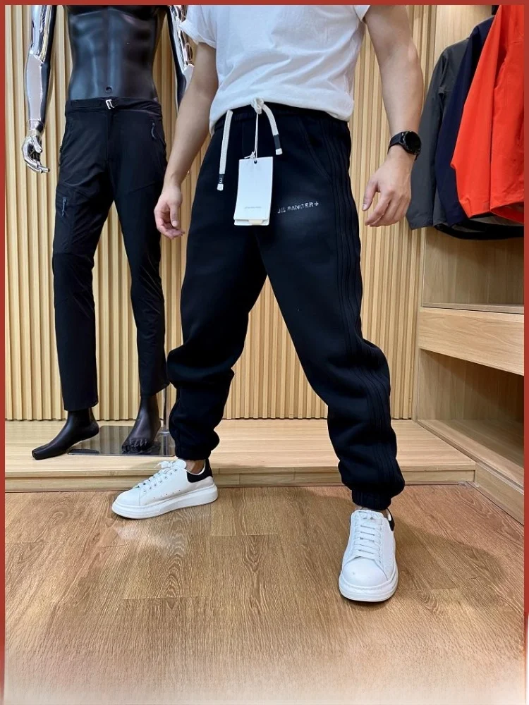 

Retro Sle Men's Casual Sports Long Pants High Weighted Print Worn-In Look Straight Leg Youthful Vitali Autumn New Arrival