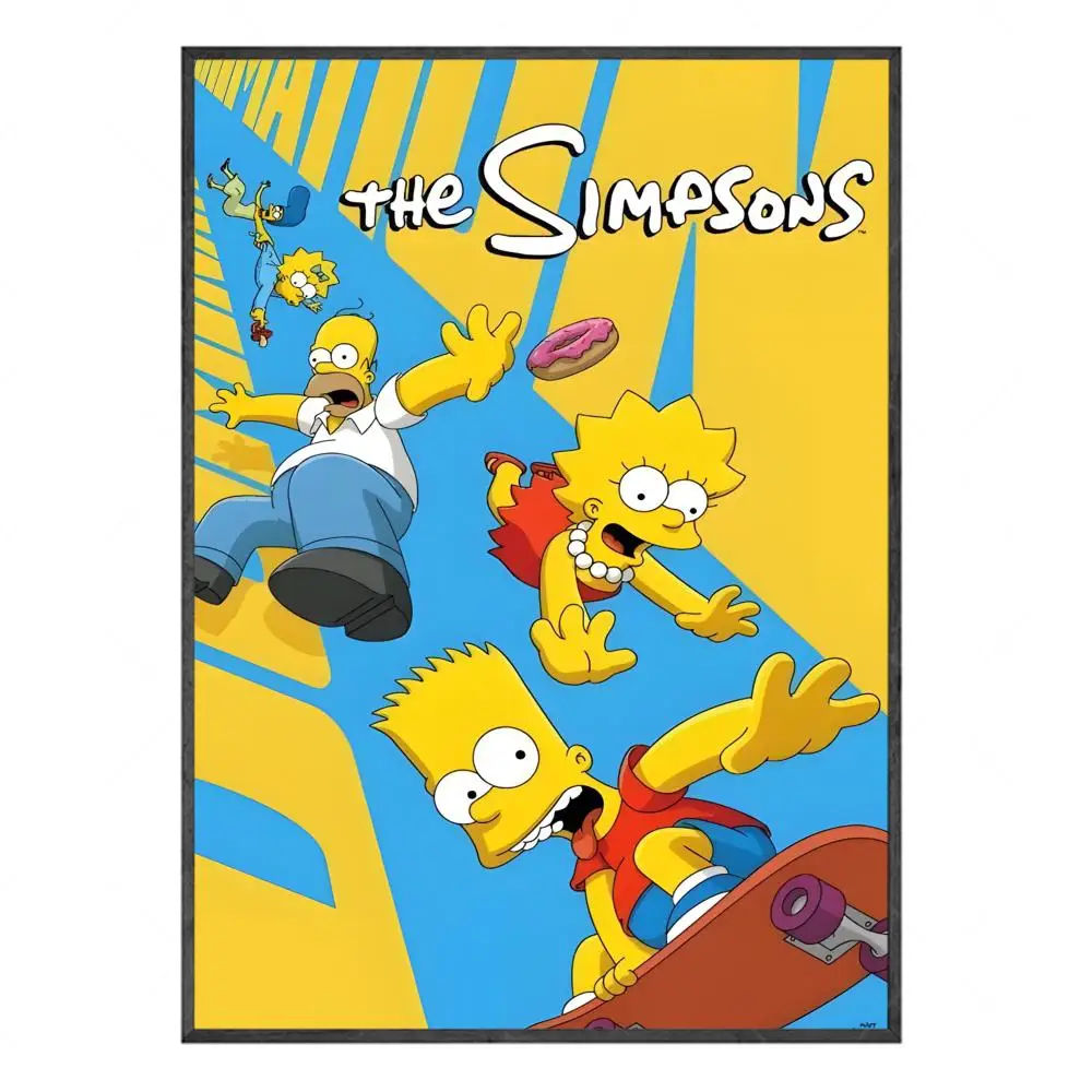 Classic Adult Animation S-Simpsons Painting Calligraphy Poster Print Modern Decor Room Home Decor Canvas Art Pictures Home For L