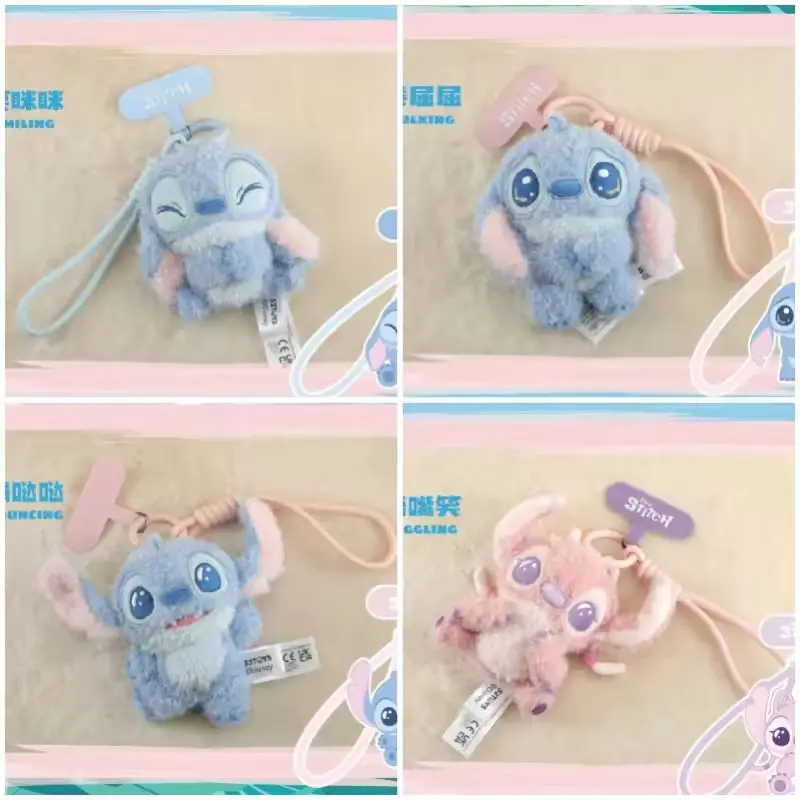 

New Disney Stitch Blind Box Mood Series Mobile Phone Rope Figure Pendant Trendy Toys Doll Blind Box Pendant Toy Gifts
