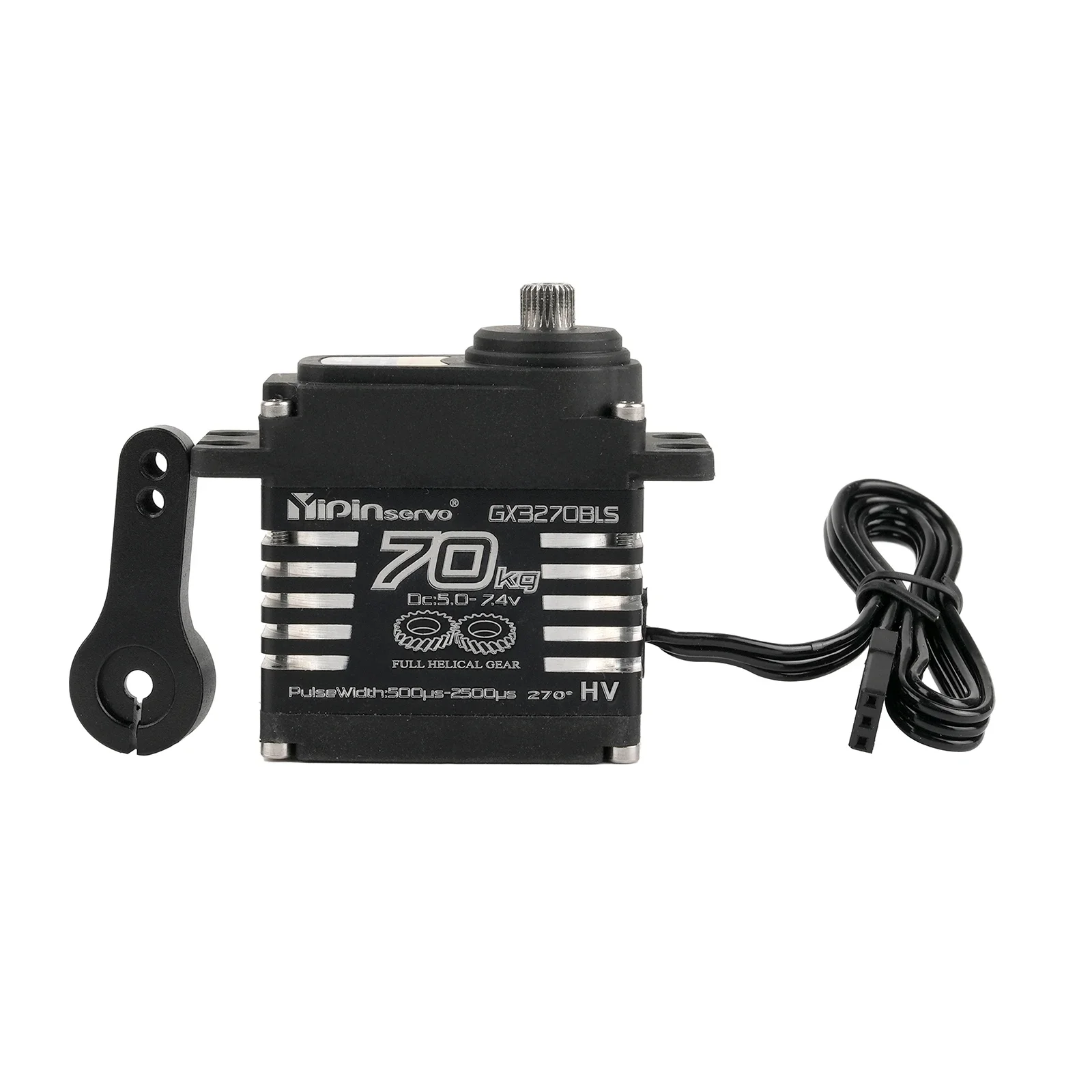 70Kg Digitale YP3270BLS RC Servo 180/270/360/357 Gradi Motore Brushless IP68 Acciaio Gear Servos 25T Braccio Per RC Auto Robot Crawler