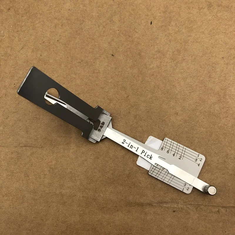 Original TOY2 Track V.5 Extend LISHI 2in1 für neue TOYOTA Einzelrillen-Decoder-Schlüssel, Autotüröffnungswerkzeug, Schloss-Picking-Werkzeug für Schlüsseldienste – Detail 4