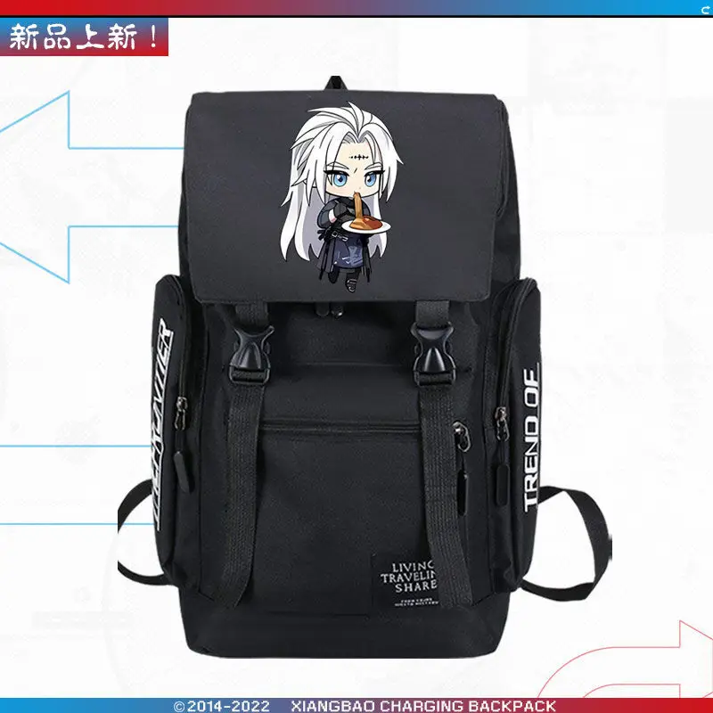 

Minchao Game Peripheral Cartoon Anime Two-Dimensional Collaboration Unisex Backpack Casual Large Capacity School Bag Ww Anime