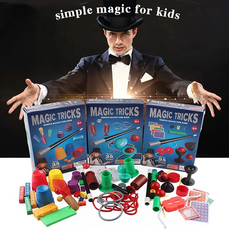 Simple Magic Props Magic Set Children's Funny Magic Show Performance and User Manual