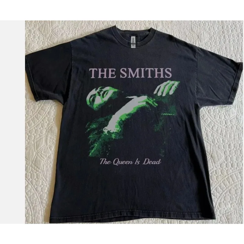 90er-Jahre-T-Shirt, The Smiths Bands „The Queen Is“ Frühjahr/Sommer Neues lässiges Mode-Unisex-T-Shirt für Herren