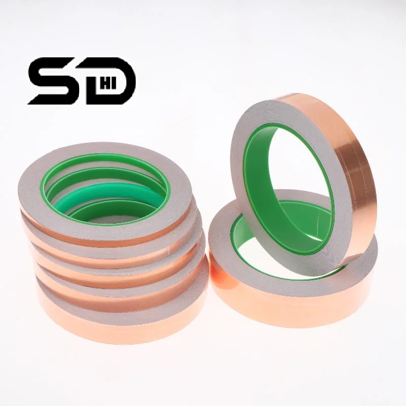 20M DIY Copper Foil Tape EMI Shielding Doubel Side Conductive Repair Adhesive Tape Snail