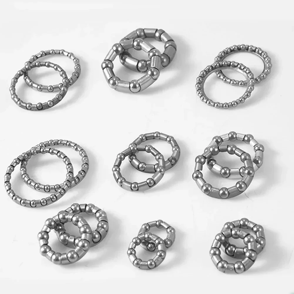 

High Quality Brand New Headset Bearings Ball Bowl Set MTB Mountain Bicycle Racing Bicycle Road Bike Silver 20mm-37mm