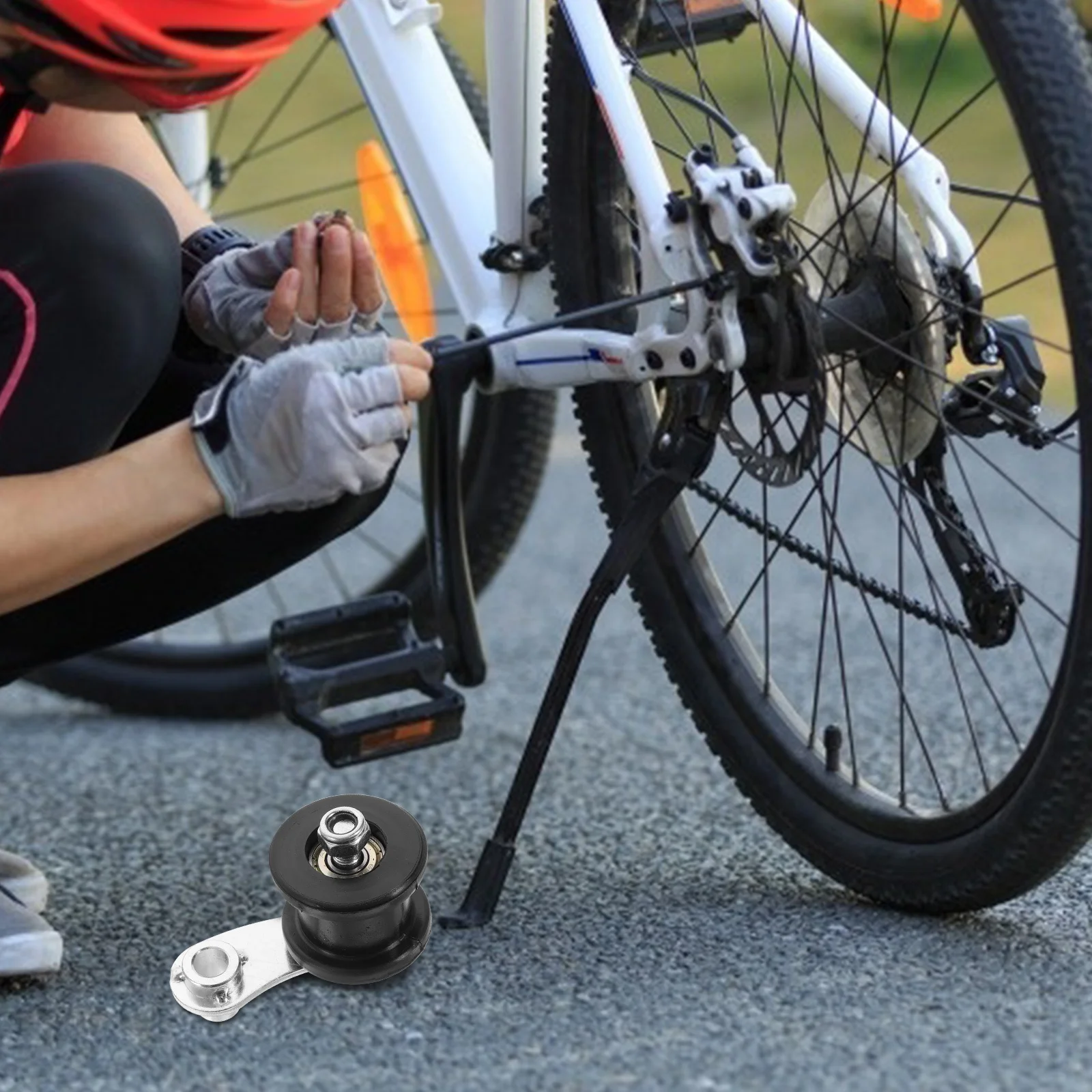 

Electric Bike Chain Tensioner Adjuster Portable Durable Lightweight Gear Fastener Bolt Cycling Accessory Tensioner Fastener Bolt