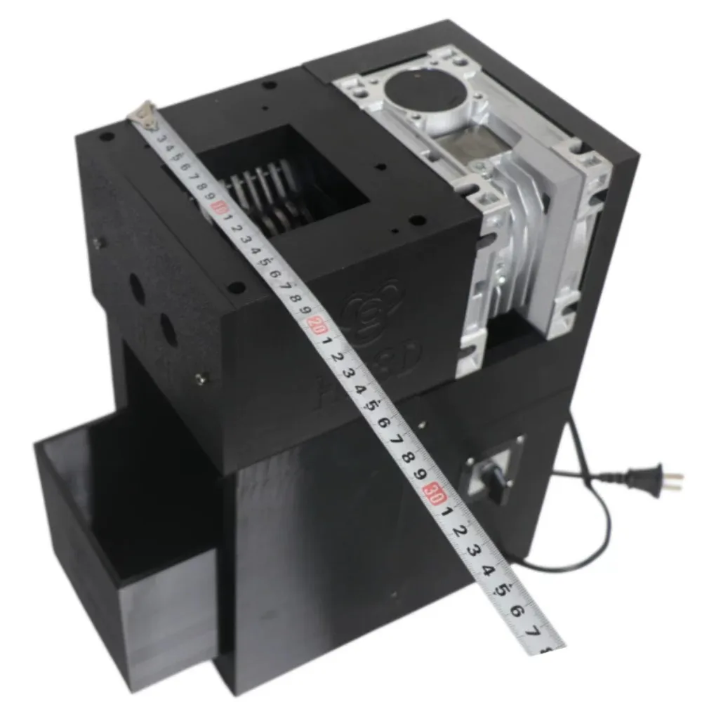 370W Mini Shredder Machine Small Plastic Crusher Desktop Waste Shredder Electric Grinder Recycling Machine for Lab 110V/220V