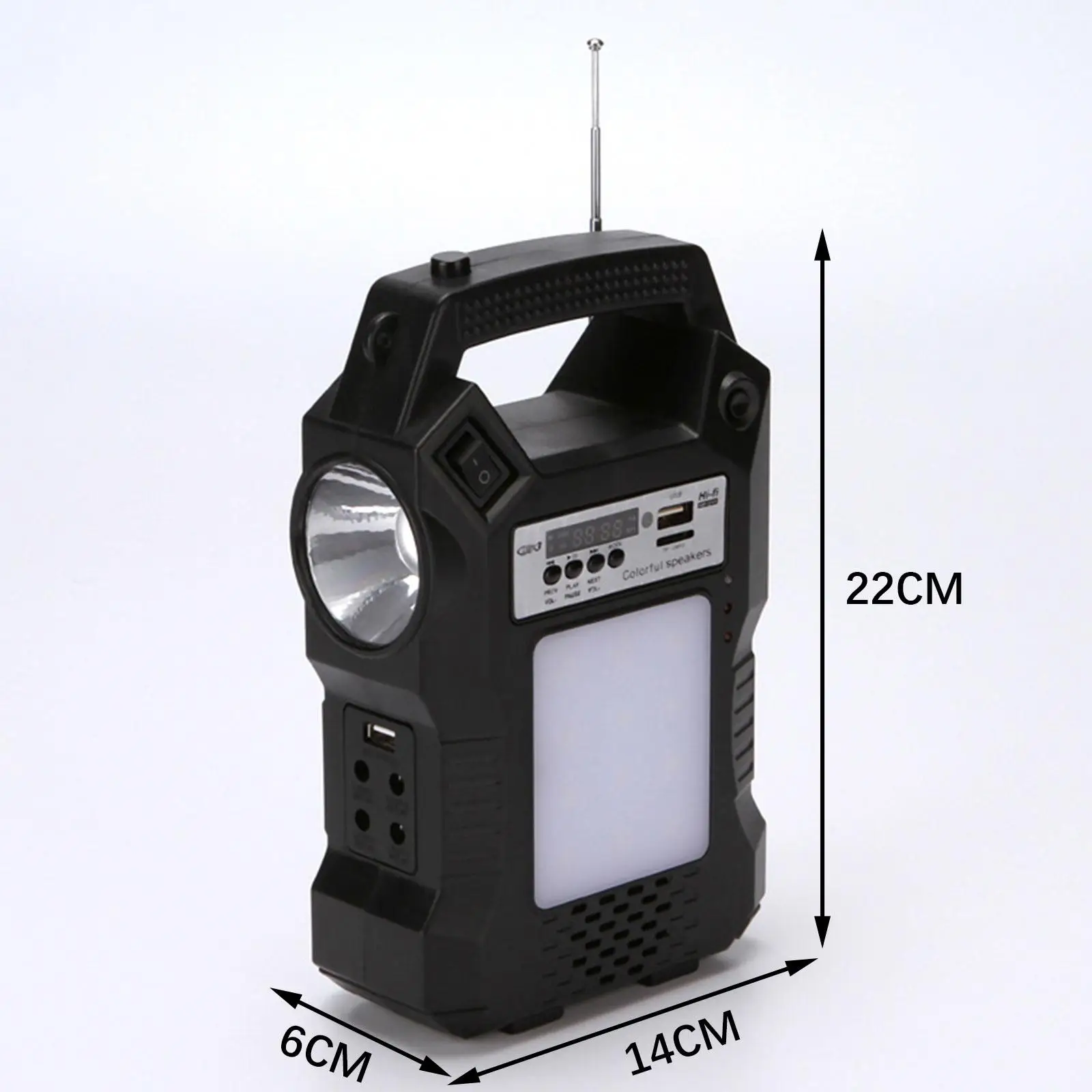 Solar Camping Lantern IP65 Emergency Light for Outdoor Emergencies