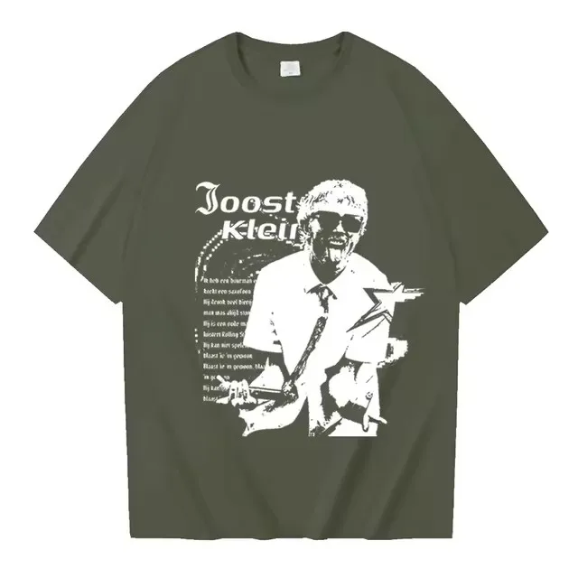 Joost Klein T-Shirt Joost Klein High Quality Cotton EU Size T Shirt Merch Gift for Fan Unisex Hip Hop Fashion Casual T-Shirts