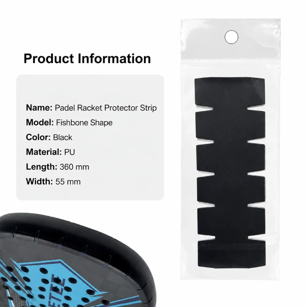 TPU Pickleball Racket Edge Sticker High Fit High Elastic Pickleball Racket Frame Protective Tape Shock Absorption Durable