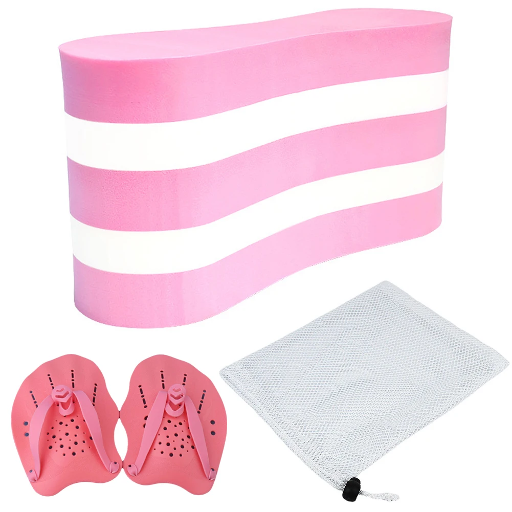 

Плавательный буй для тренировок с регулируемым ремнем, лопатки для рук, легкое оборудование для плавания, 5-слойный плавательный буй для мужчин и женщин