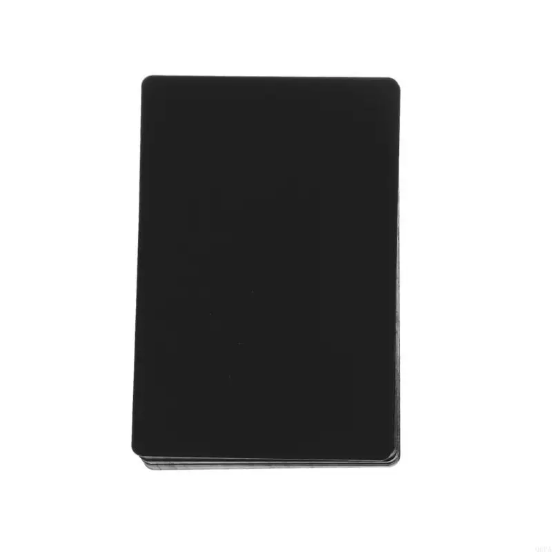 50Pcs Blank Sublimation Metal Name Card Thick Laser- Engraved Smooth DIY Custom Metal Blank Printing Business Cards Kit