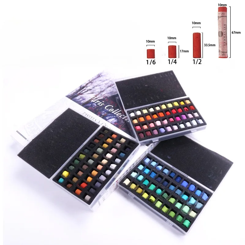 24/40 Color Portrait/Pearl Series Soft  Powder Stick Crayons Student Sketch Painting Hand Color Art Drawing  Water-color Pens