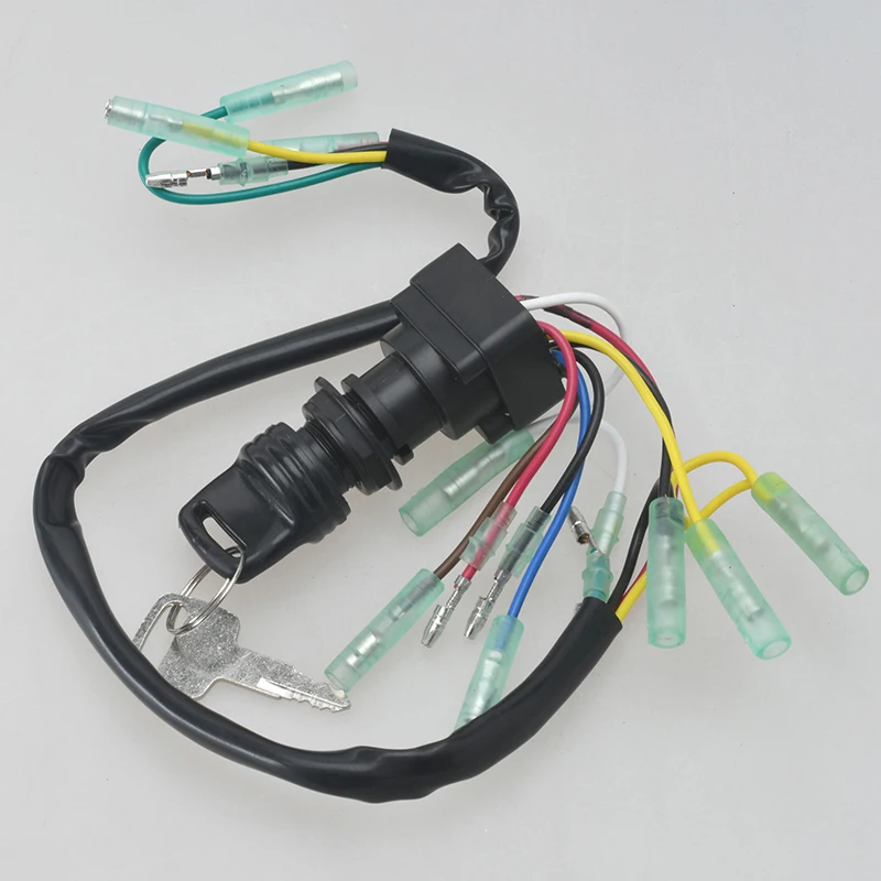 Ignition Switch Key Assy 703-82510 703-82510-43 for Yamaha 703-82510-43-00 Outboard Motors Control Box 703-82510 Replace MP51040