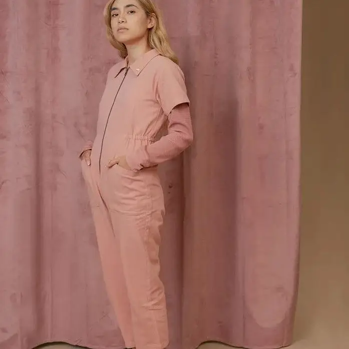 Sexy Overall mit Reißverschluss, lässig, Faion, lange Hose, niedrige Taille, sieben/neun Punkte, gerades Bein, Damen-Einteiler/Overall Dr