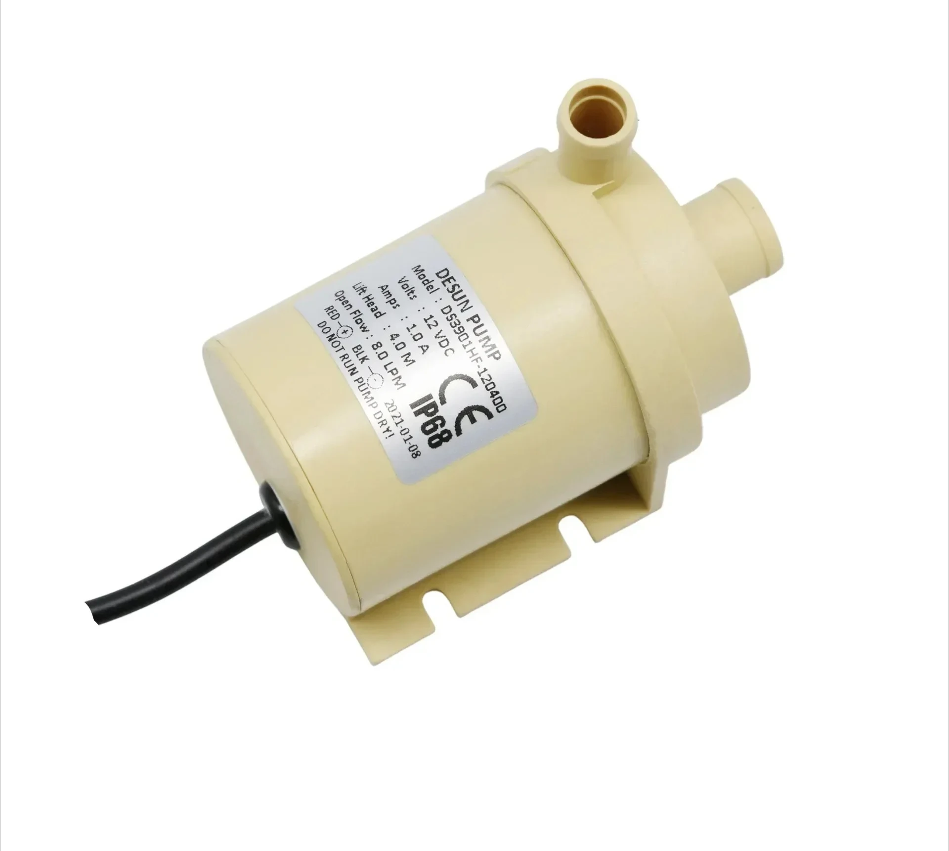 

High temperature resistant booster water pump for heat dissipation, DC brushless circulating centrifugal water pump