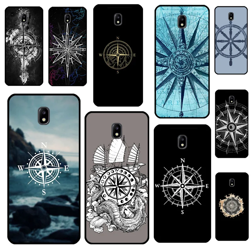 World Map Compass Nautical Case For Samsung Galaxy M33 M53 M13 M15 M35 M55 M32 M16 M36 M56 M54 M20 M52 M34 M14 M11 M31