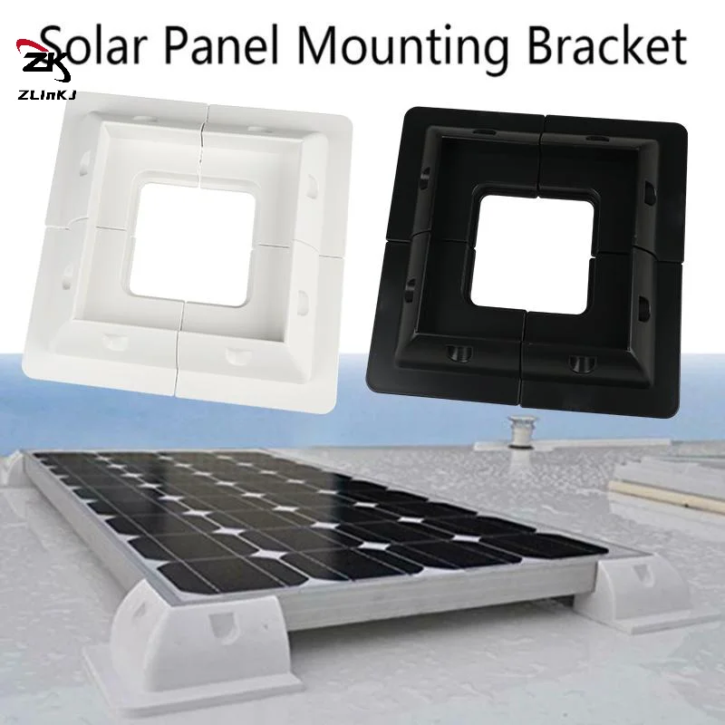 -Universal Solar Panel Mounting Bracket Rust Proof Adjustable Bracket for RV Caravan Camper Deck Rooftop Off Grid Use
