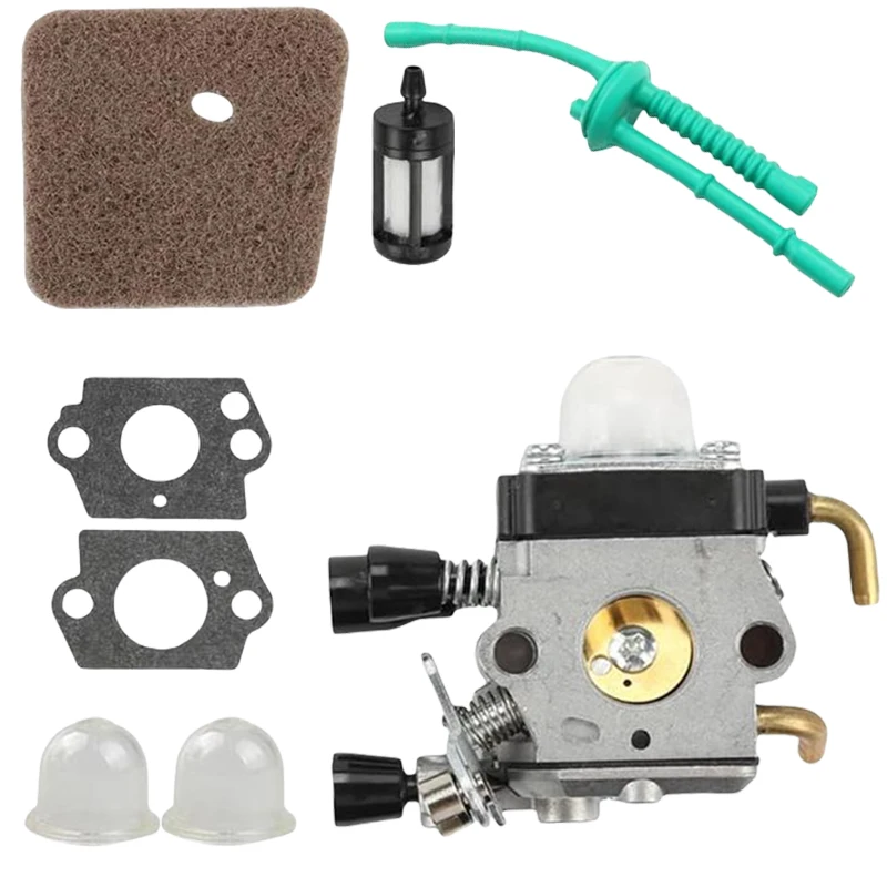 Vergaser Kit Für FS55 Für FS55R Für FS55RC Für FS38 Für KM55 Mit Luftfilter Kraftstoff Rohr Dichtung Freischneider Rasenmäher Teile