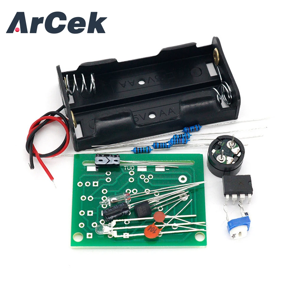 Touch Vibration Alarm Kit Electronic Making Maker DIY Electronic Training Kit Teaching Kit, Student Laboratory