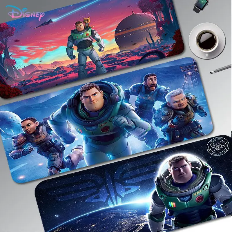 

Disney Buzz Lightyear Mousepad Custom Skin Office Computer Desk Mat Table Keyboard Big Mouse Pad Laptop Cushion Non-slip