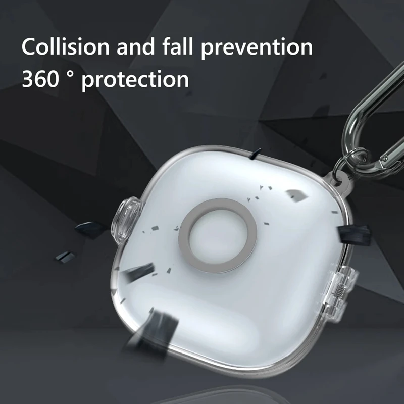 Headphone Holder Case Wireless Earphones TPU Cover With Lanyard Hook Shock Absorption Case For Beats Fit Pro Easy Install -D