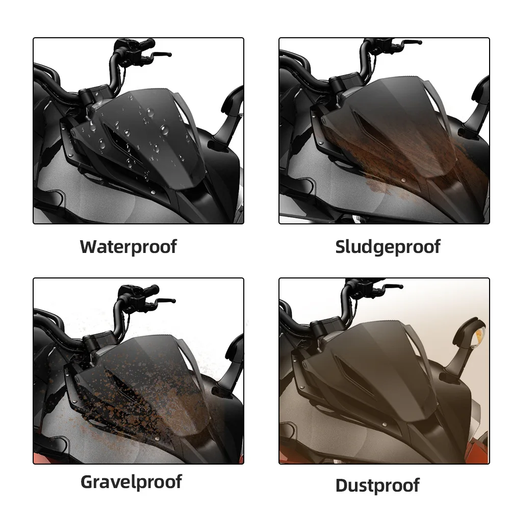 

Gauge Spoiler Cover for Spyder F3 F3-S 2015-2024 Smoked Windshield Deflector Support for Can Am Spyder F3 F3-S 2015-2024