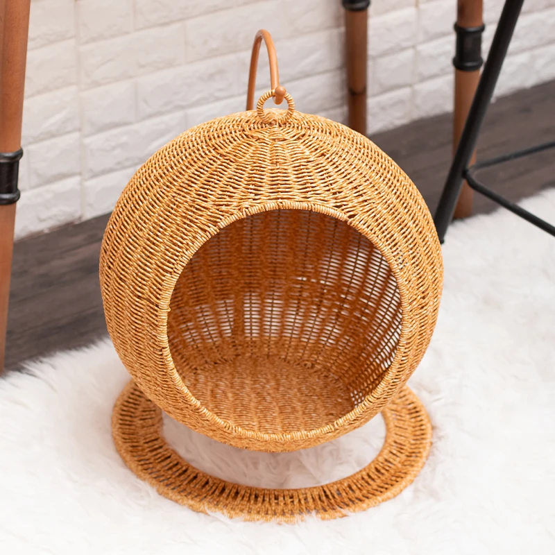 

Imitation rattan pet hammock hammock four seasons universal cat kennel small pet sleeping basket
