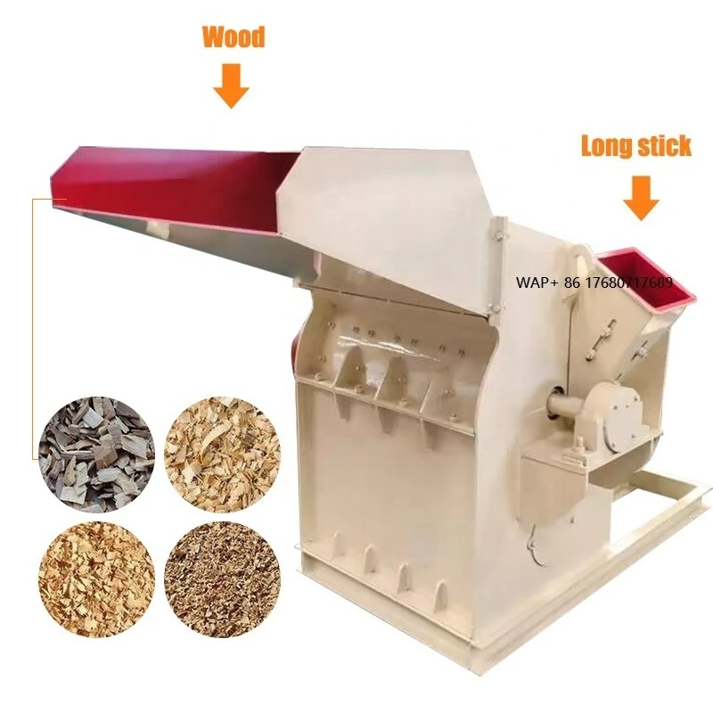 New Mobile  Garden Grinder Wood Hammer Mill Crusher Wood Crusher Shredder Sawdust Machine