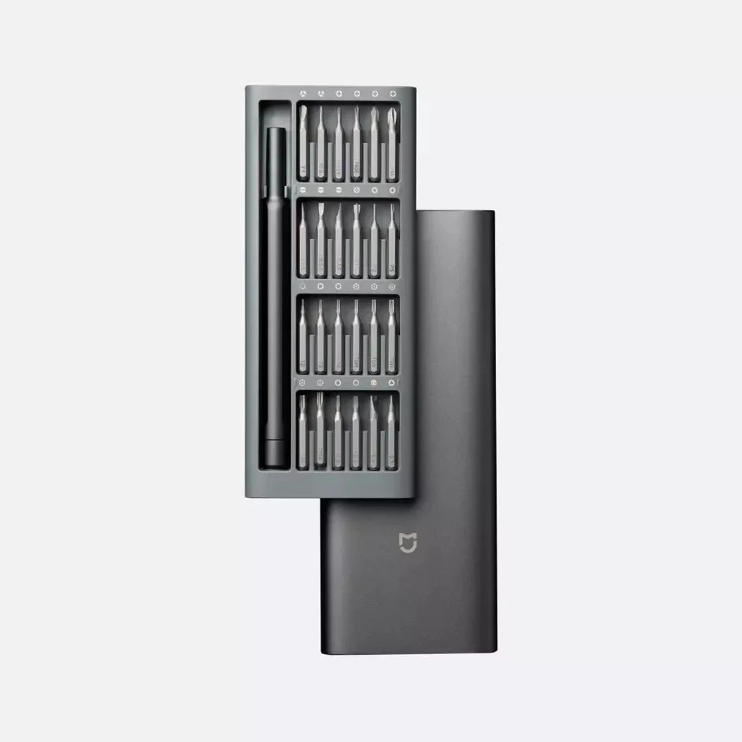 Наборы отверток Xiaomi Mijia 24 в 1, магнитные инструменты для ремонта, многофункциональная алюминиевая коробка, наборы отверток Mijia, Прямая доставка