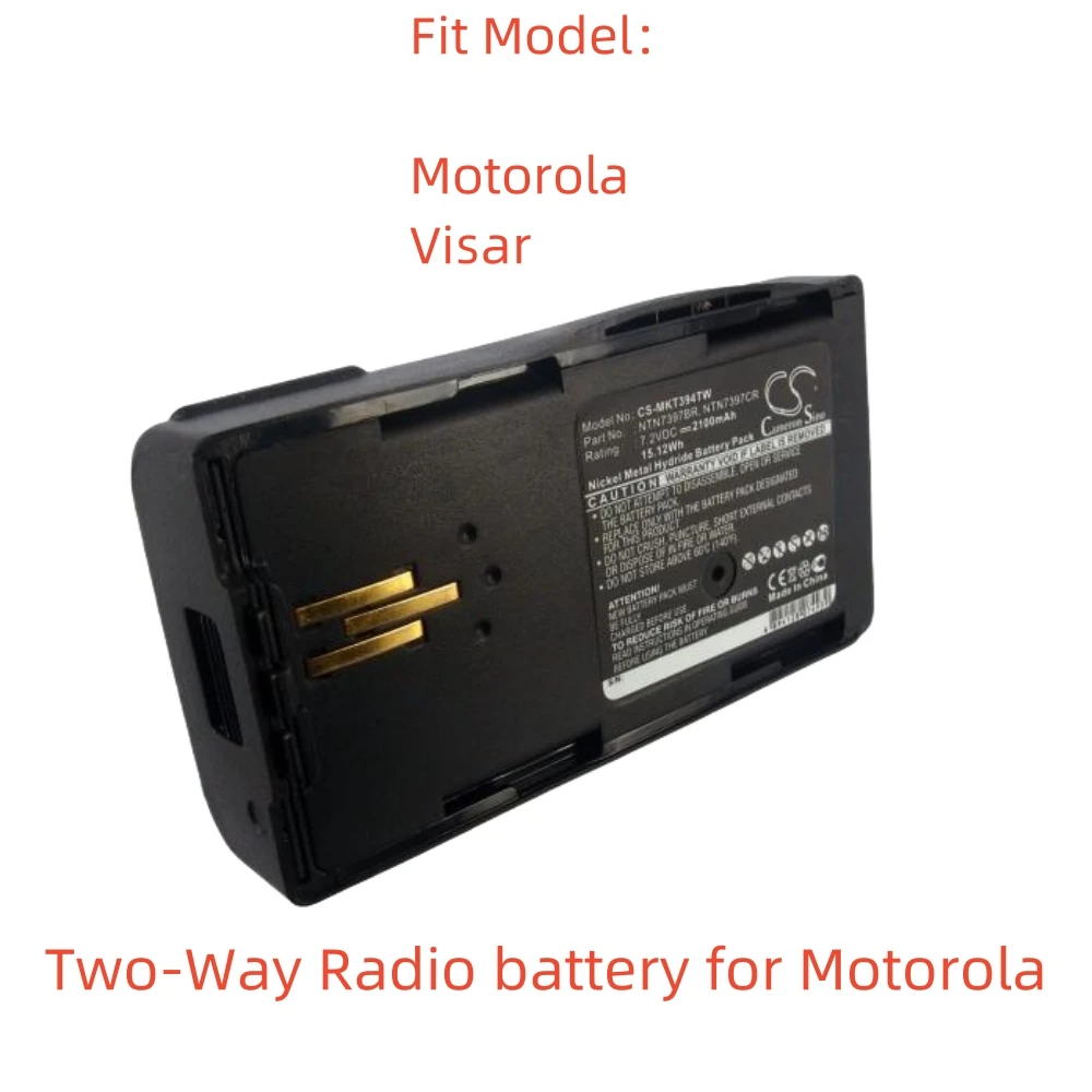 

Ni-mh двухсторонняя радиосвязь для Motorola, 7,2 V,2100mAh,Visar,NTN7394A NTN7394AR NTN7394AS NTN7394B NTN7394BR NTN7394C NTN7394CR