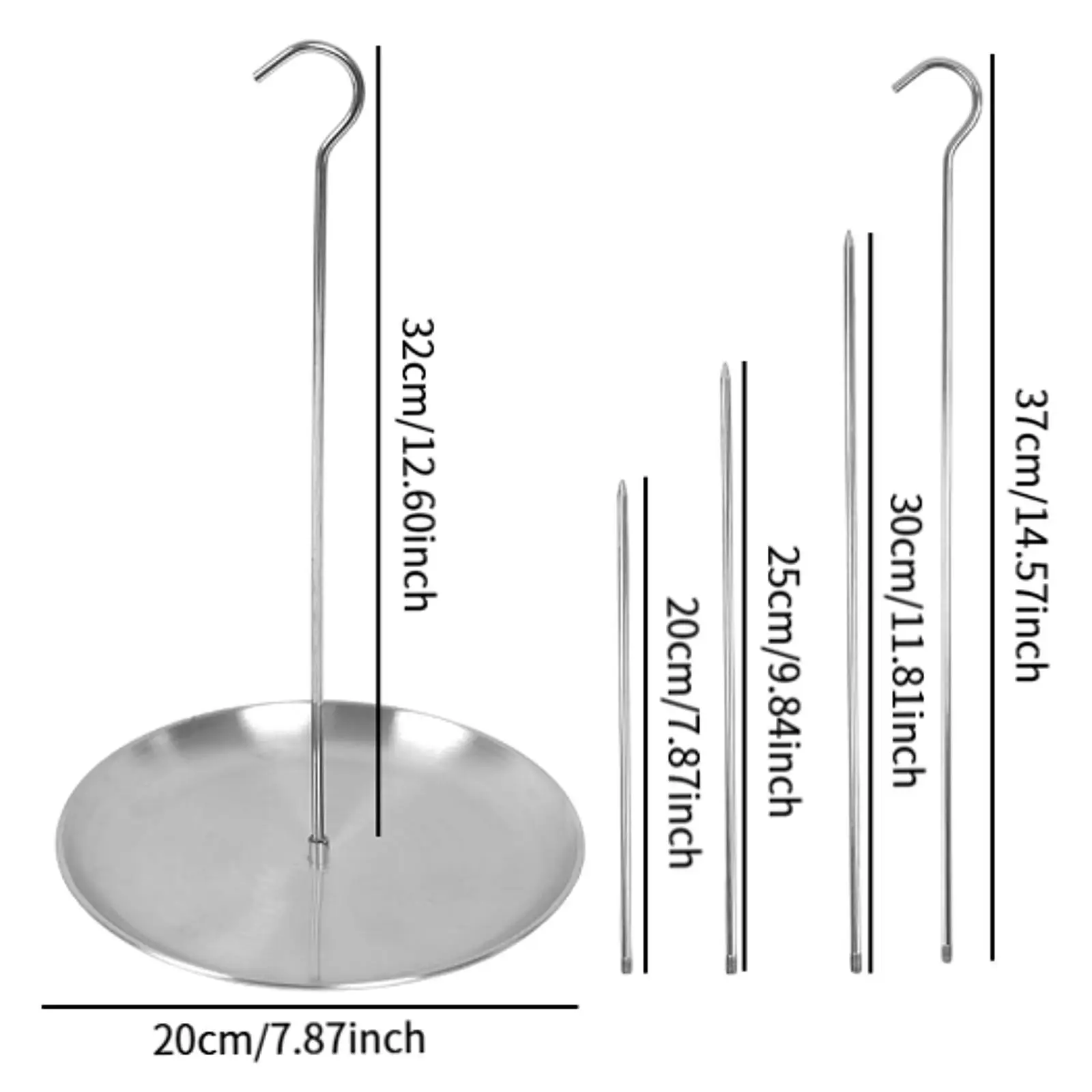 Turkey Fryer Stand Kit Chicken Rack Poultry Deep Frying Rack
