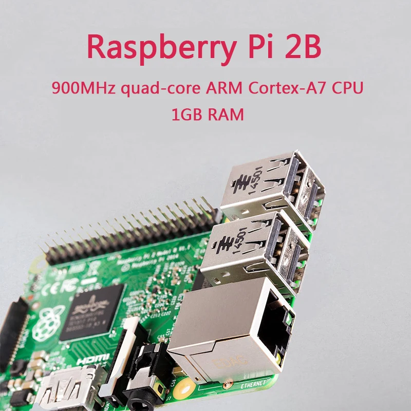 New Official Raspberry Pi 2 Module B generation B-type development board raspberry pi 2B motherboard 1GB ARM